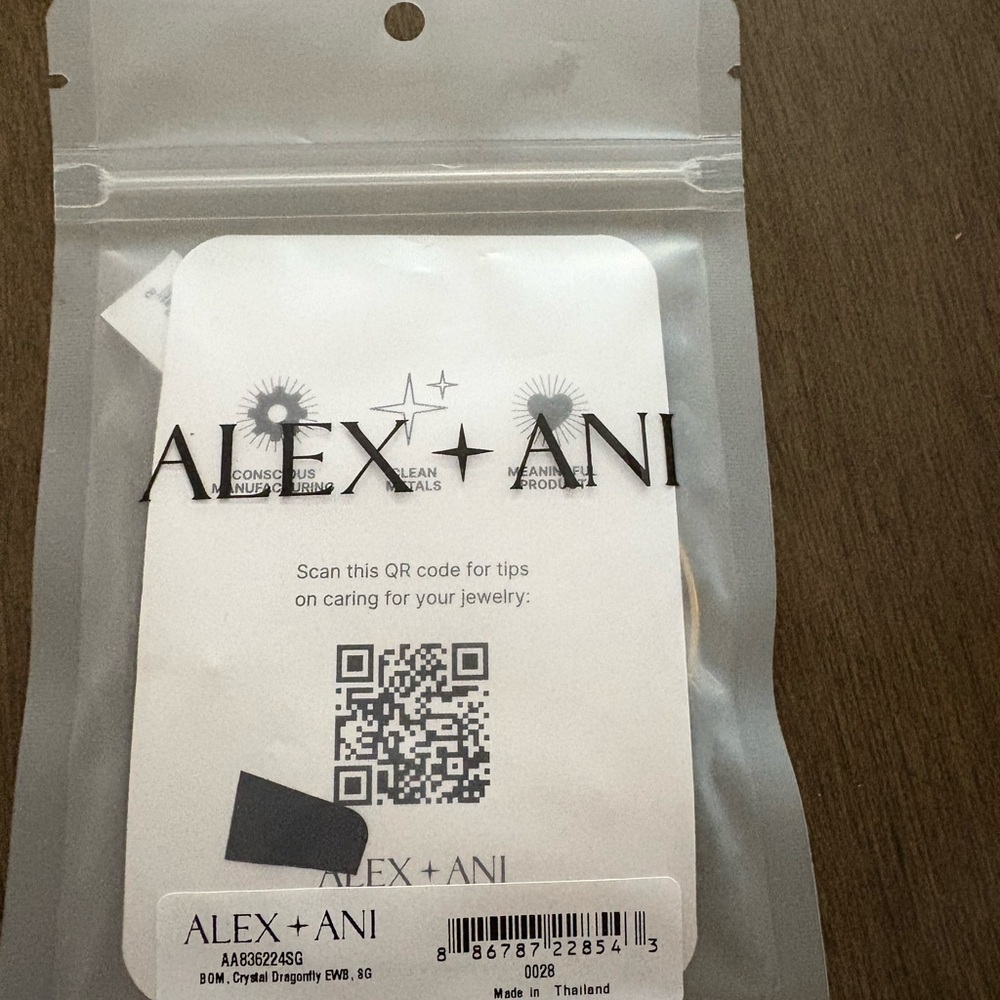 Alex and Ani Gold Dragonfly Charm Bracelet - Picture 2 of 3